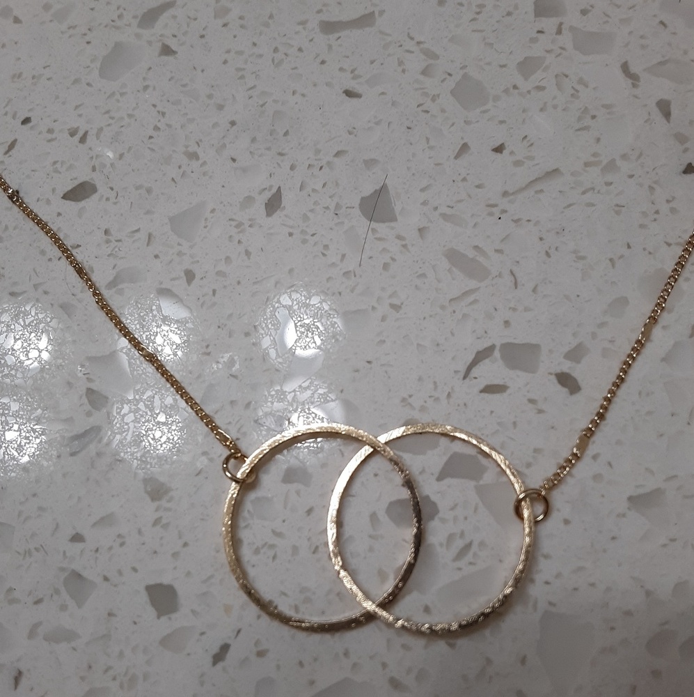 dainty gold ring necklace - NWT from francesca's